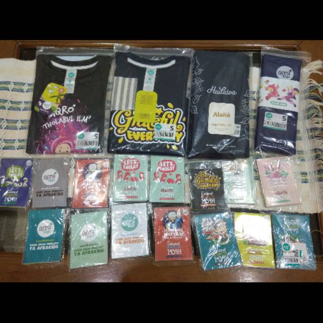 

Paket kaos & amplop lebaran afrakids
