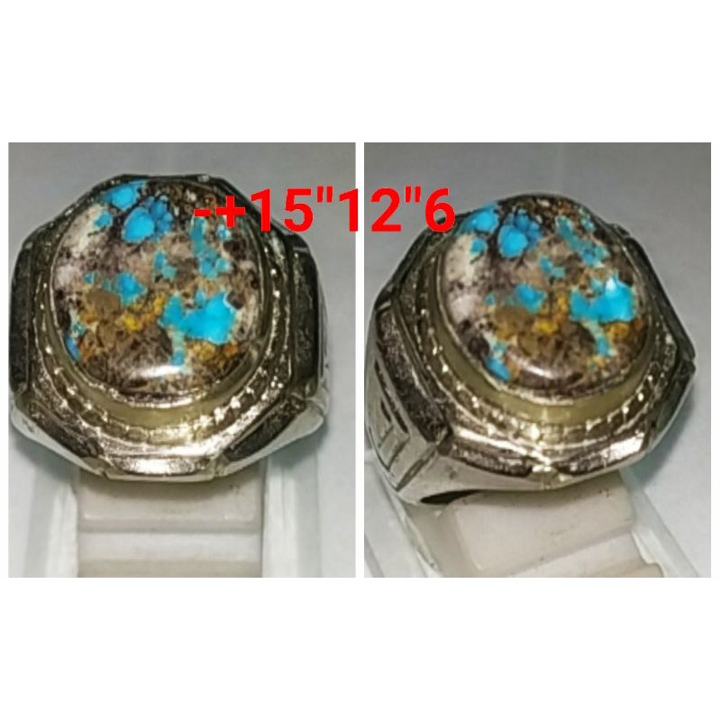 natural batu pirus Persia biru fancy