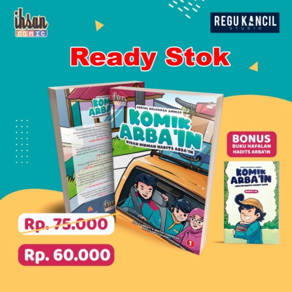 

Promo Komik Hadits Arba'in untuk Anak Bonus Buku Hadits Anak Limited