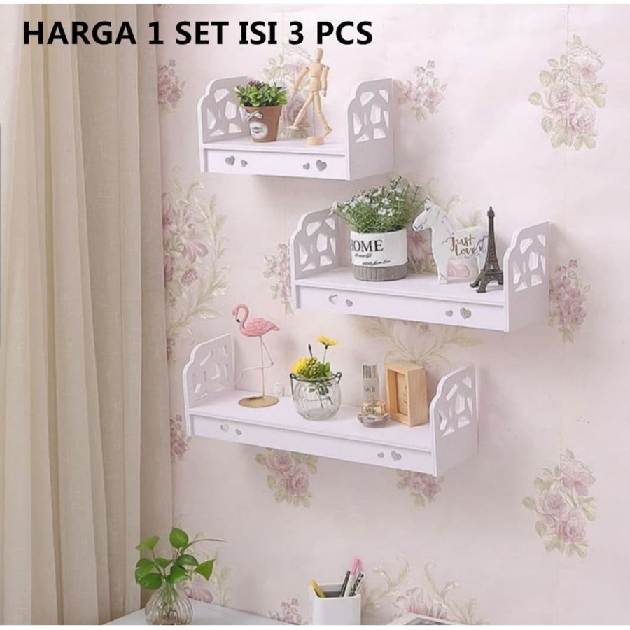 rak dinding minimalis rak gantung serbaguna tempel aesthetic rak dekorasi tempat pajanagan hiasnan dekorasi bingkai foto vas pot ambalan dinding kayu vintage 1set portable decorative dinding storage murah terbarurak dinding tempel tembok floating rack