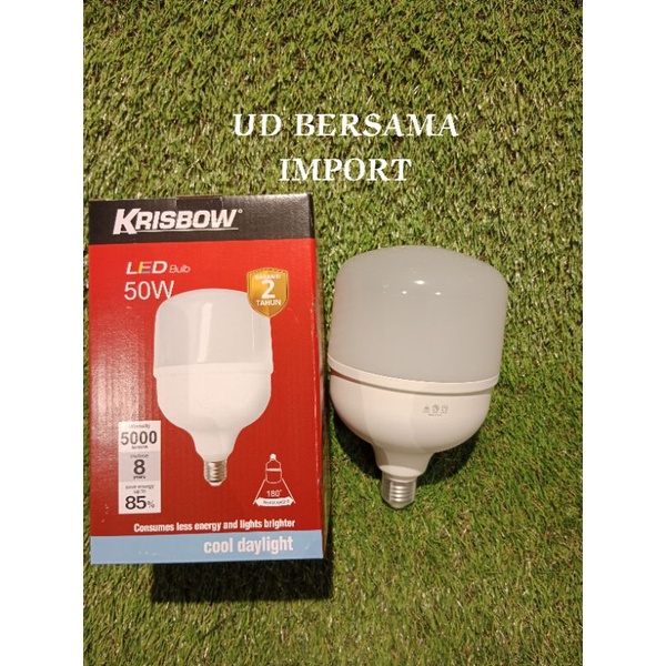 KRISBOW Bohlam LED High Power 50W Lampu LED Cool DayLight Putih