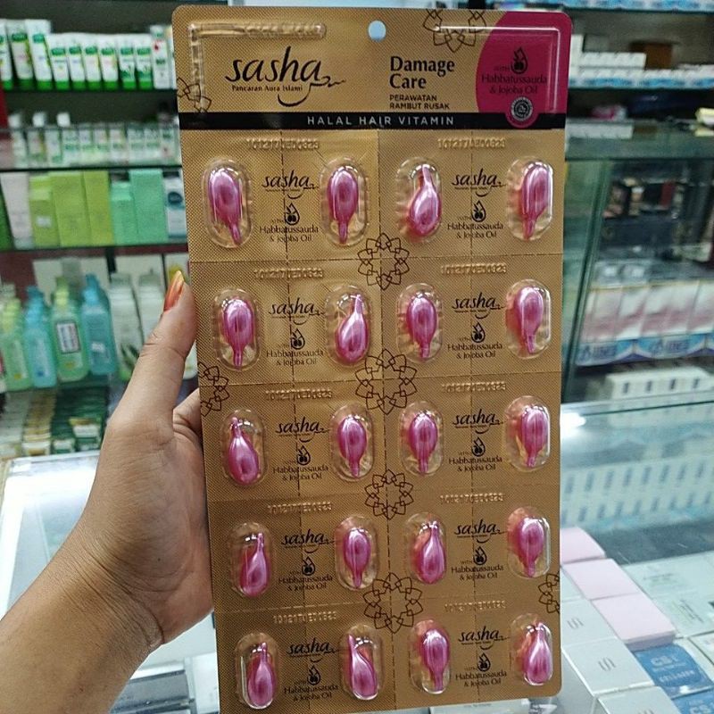 hair vitamin Sasha (isi 20bj)