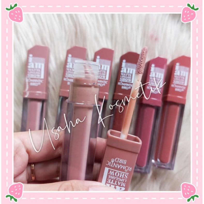 PROMO 6PC!! LIP GLOSS ROMATIC BIRS NUDE MATTE RB203L