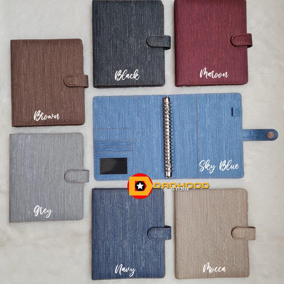 

Eksklusif BINDER BAHAN JEANS 7 WARNA PILIHAN. TERSEDIA UKURAN A5&B5 CRv 19