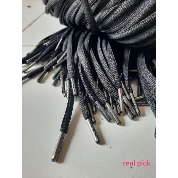 Tali hoodie hitam flat aglet black nikel