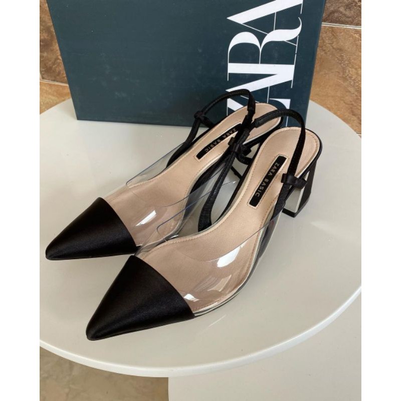 Zara Satin Heels 127, Zara Heels terbaru, sendal heels Zara murah