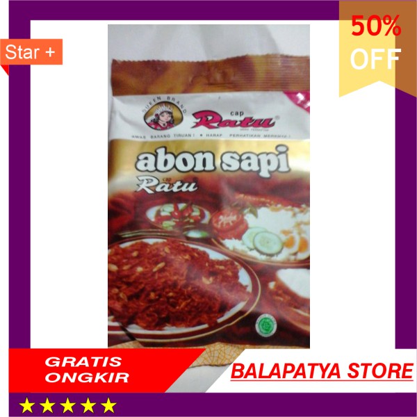 

PROMO !!! Abon Sapi Cap Ratu