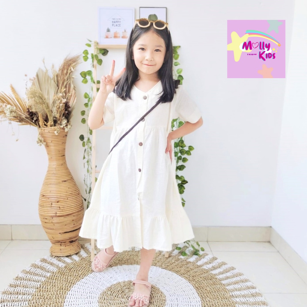 DRESS IYONA/DRESS ANAK/DRESS LINEN