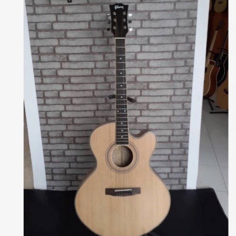 Gitar Akustik Gibson Full solid wood manggo high Quality murah original