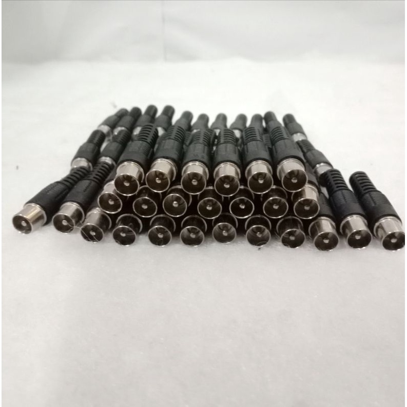 JACK ANTENE TV PLASTIK JACK TV DIGITAL JACK ANTENA TV ANALOG JACK TV