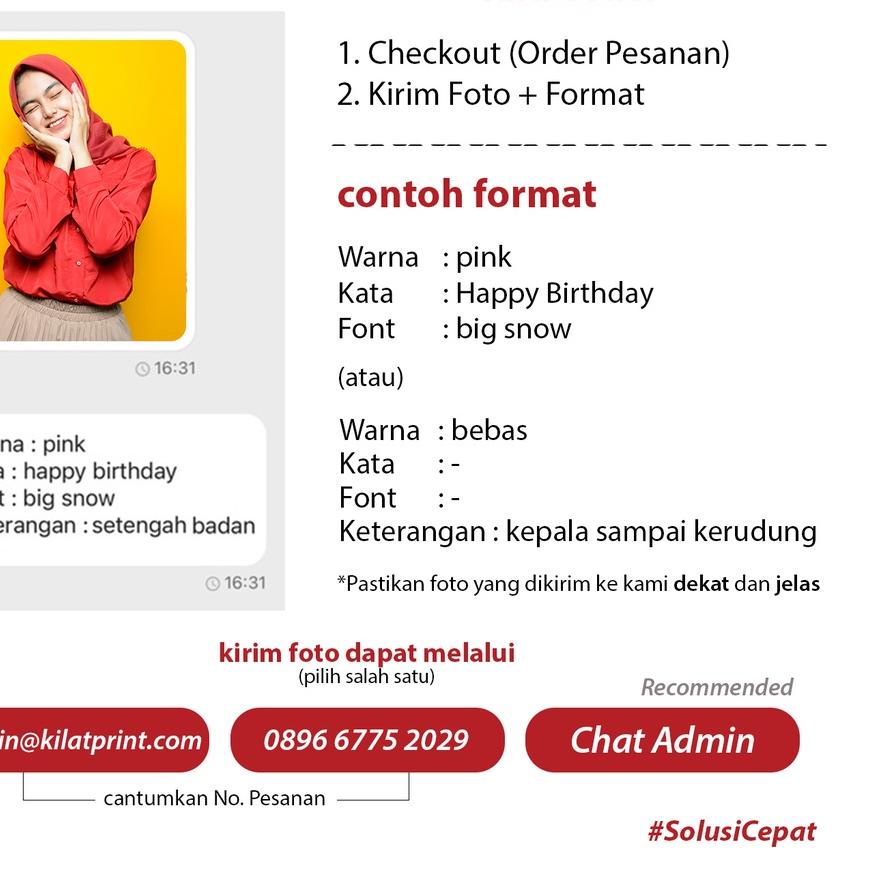 

DISKON !! 3.3 Paper Bag Kado Custom Muka Foto Sendiri Paperbag Special Thumbnail [KODE 629]
