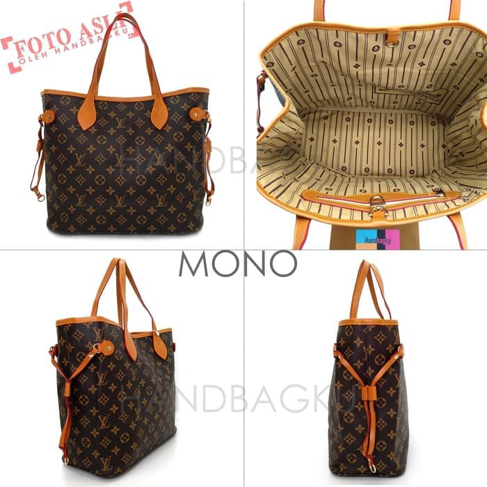 PA TAS LV NEVERFULL / TOTTE TOTE BAG LV GROSIR fashion wanita import batam murah KUALITAS IMPORT / TF029