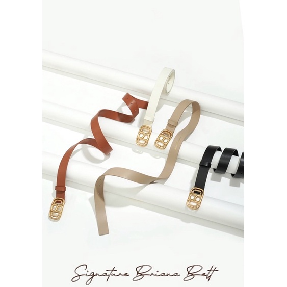 Signature Briana Belt Small Medium Giant Black Buttonscarves Bslady