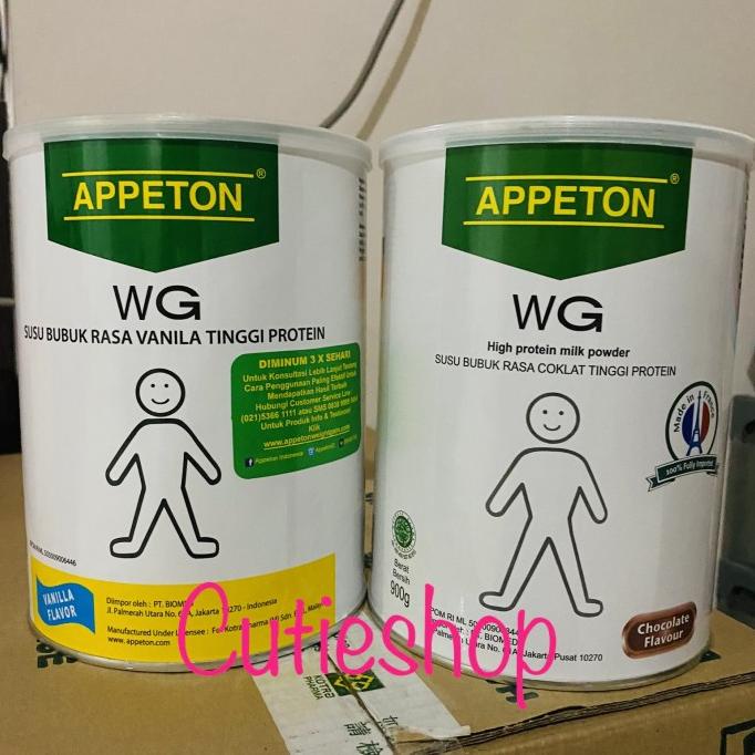 Appeton Weight Gain Adult 900 gram coklat vanila vanilla susu gemuk