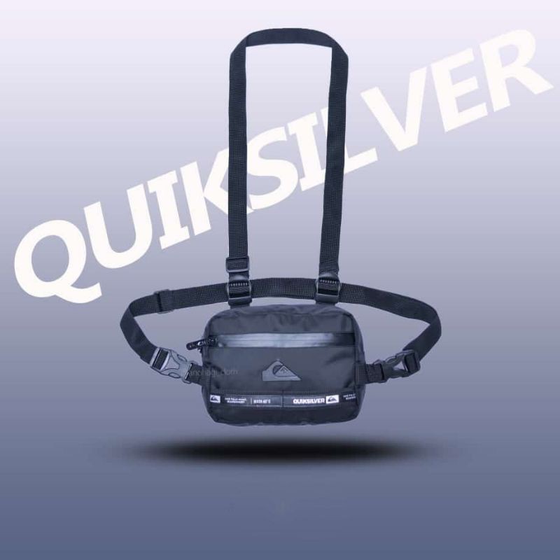 TAS SELEMPANG QUICKSILVER WAISTBAG QUICKSILVER TAS QUICKSILVER PREMIUM LOGO BESI