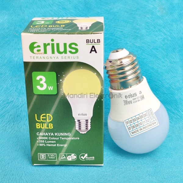 Lampu Bohlam LED 3W 5W 7W 9W Kuning Warm White Garansi - Lampu LED Warm White Kuning Bergaransi 3 5 7 9 Watt