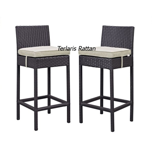 Kursi Bar Rotan Sintetis