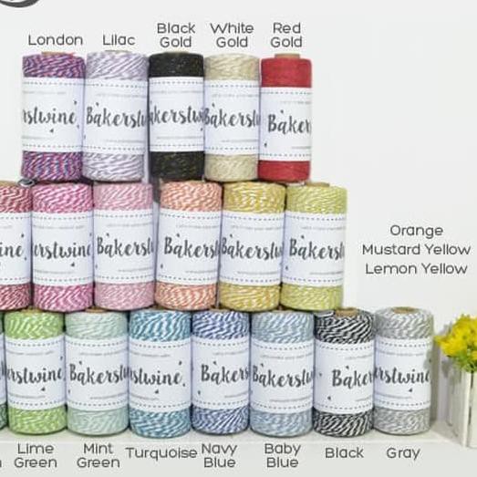 

♖ Red Bakers twine 12ply 100yard| Bakerstwine Merah | Tali Souvenir ♫