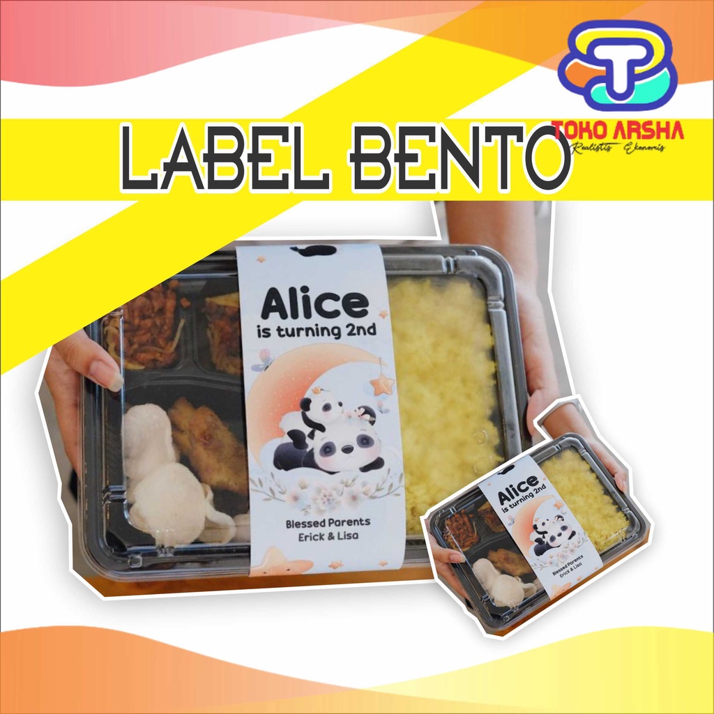 

[PaduduShop] Label Bento Tasyakuran Ulang Tahun BESTIE