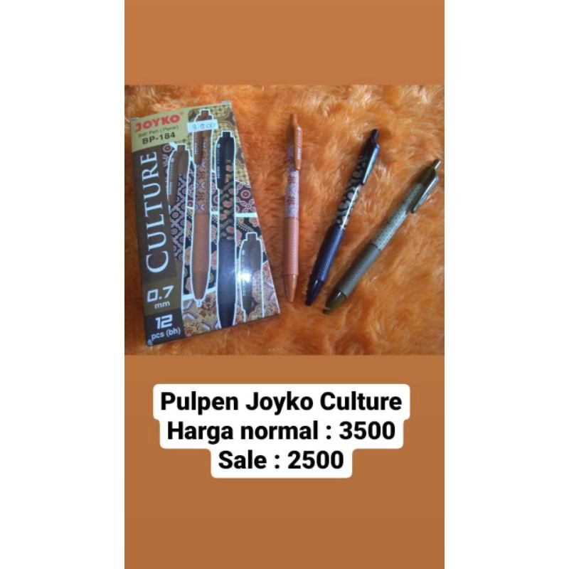 

Pulpen Joyko Culture Batik