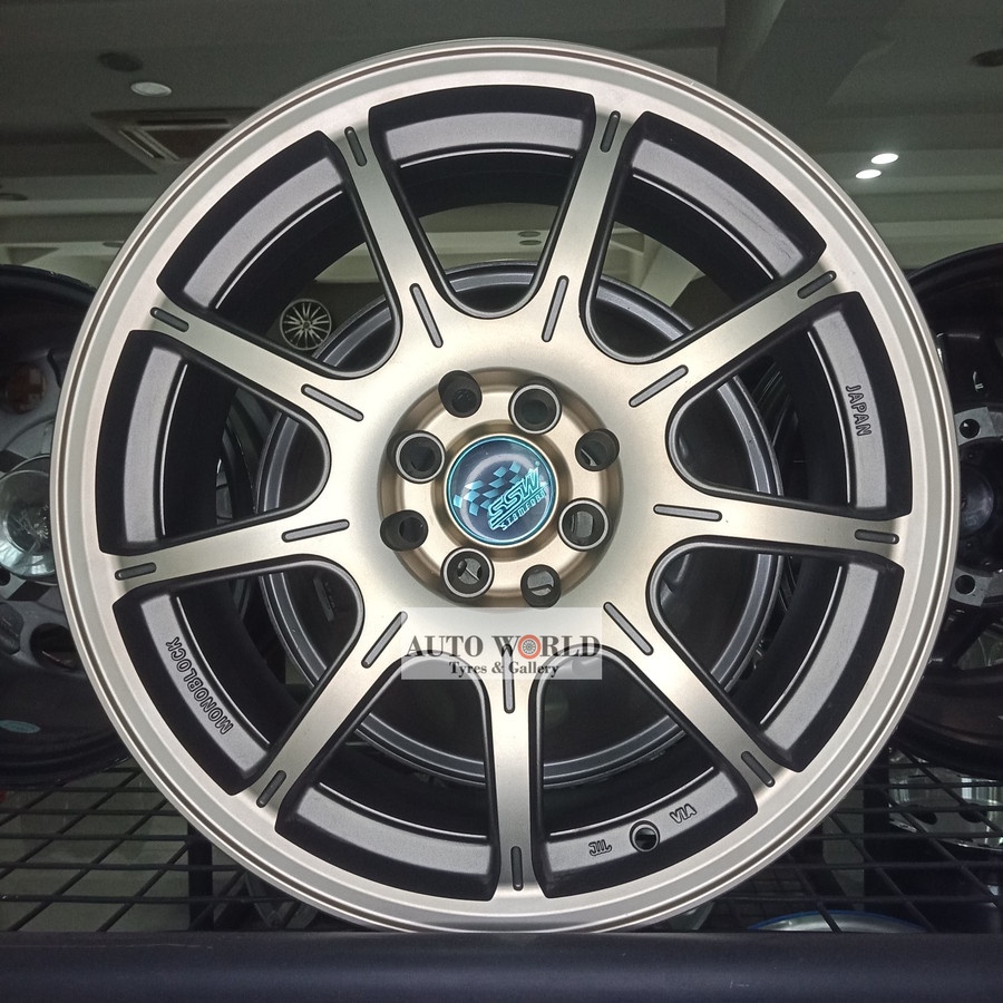 SALE Velg SSW S171 Ring 17 PCD 4x100, 4x114.3 - Jazz, City Hatchback, Mazda 2, Freed, Sigra, Avanza,
