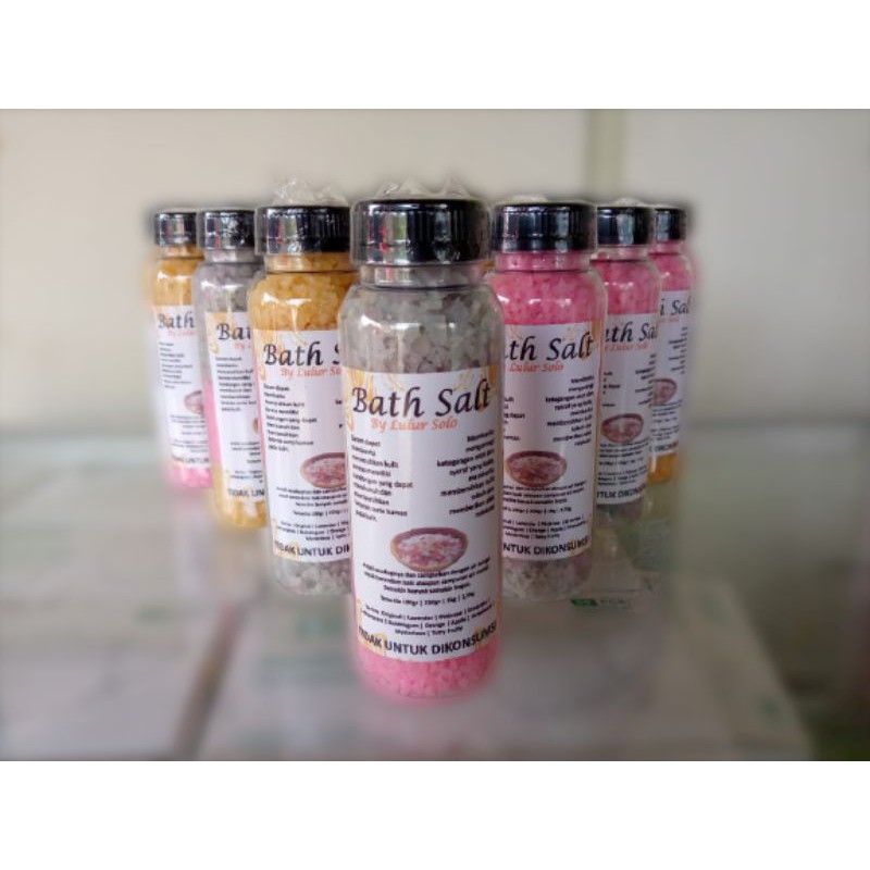 (300gr) Promo Buy 10 Get 1 Free Bath Salt Garam Spa Kemasan Botol 250ml
