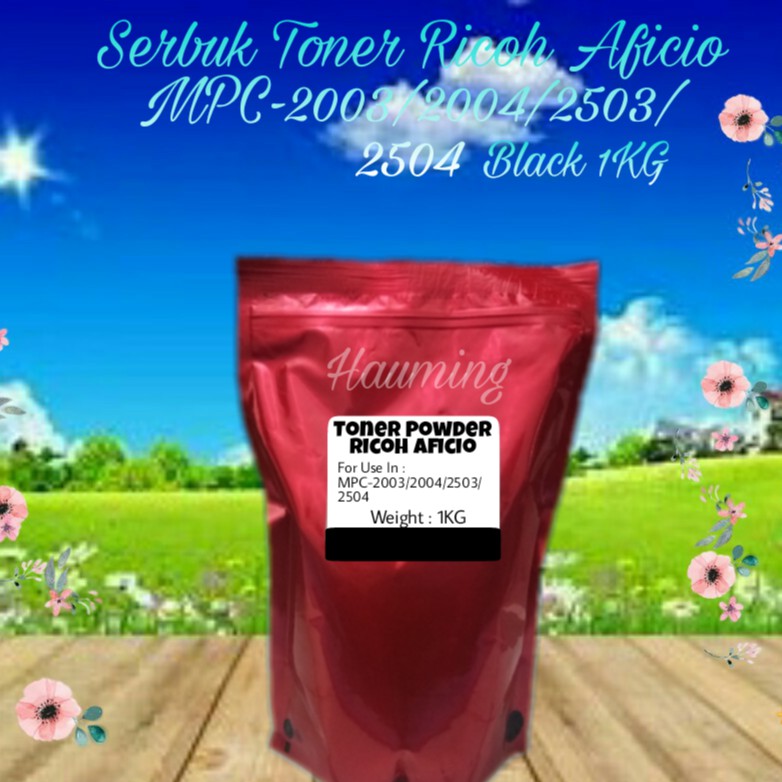 Serbuk Toner Ricoh Aficio MP C2003 C2004 C2503 C2504 C3003 C3503 C4503 C5503 C6003 SP Black 1kg