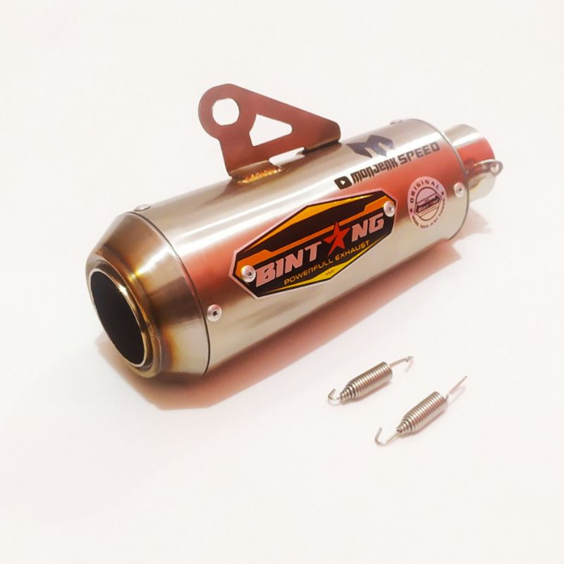 Knalpot Drag inlet 50mm Slincere only Original Bintang Powerfullexhaust-3