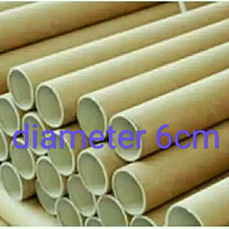 

selongsong 6.55 diameter ±6cm panjang 55cm paper cone papertube