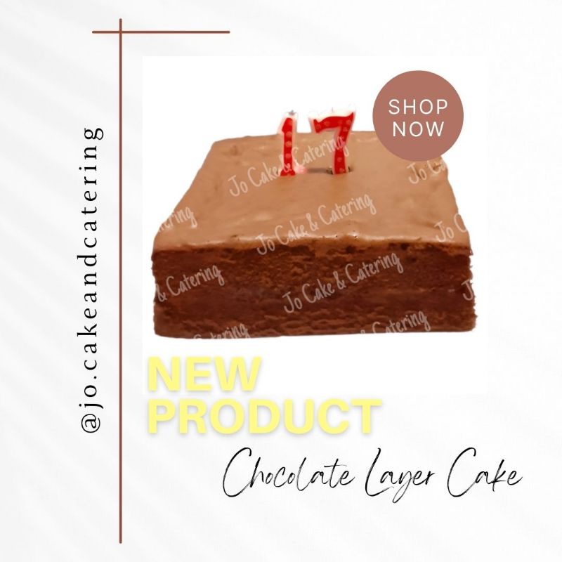 

CHOCOLATE LAYER CAKE 20 X 20 CM