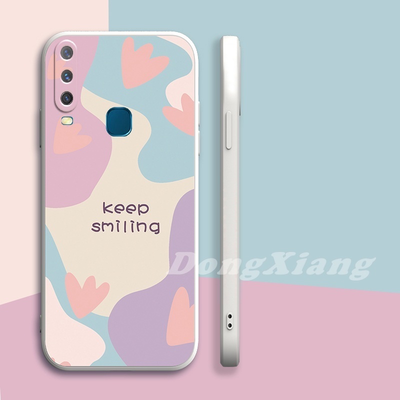 Case Pelindung Lensa Kamera Motif Bunga Warna Kontras Matte Untuk Samsung Galaxy A03 A03S A02S A11 A20 A30 A51 A51 A12 A50 A30S A50S J7 Pro