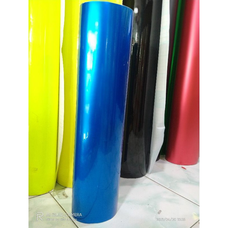 Stiker Skotlet Biru Muda Metalik blue