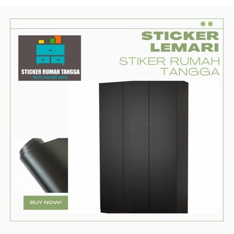 Sticker lemari meja kulkas kitchenset bahan glossy dan doff Waterproof tahan panas bahan premium