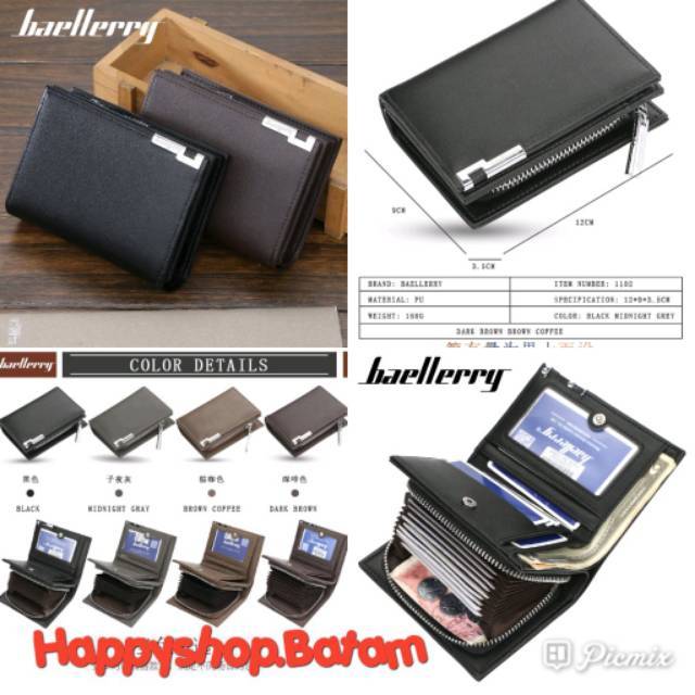 HS [COD] Dompet Baellerry Unisex D1102 Terbaru