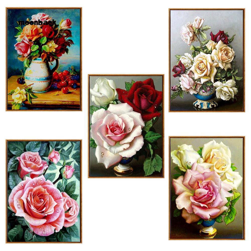 14 Lakaran Bunga  Rose Lukisan Gambar Kitan