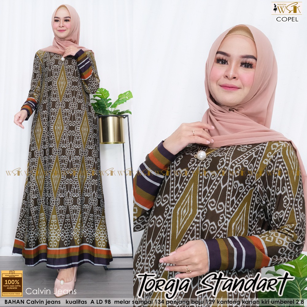 GAMIS DRESS WANITA JUMBO NOLA  GAMIS PESTA UNDANGAN Bahan Broklat TERBARU TERLARIS 2021 MURAH