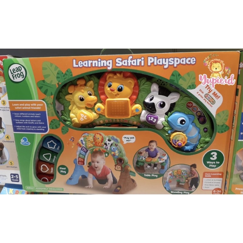leapfrog learning safari playspace activity table