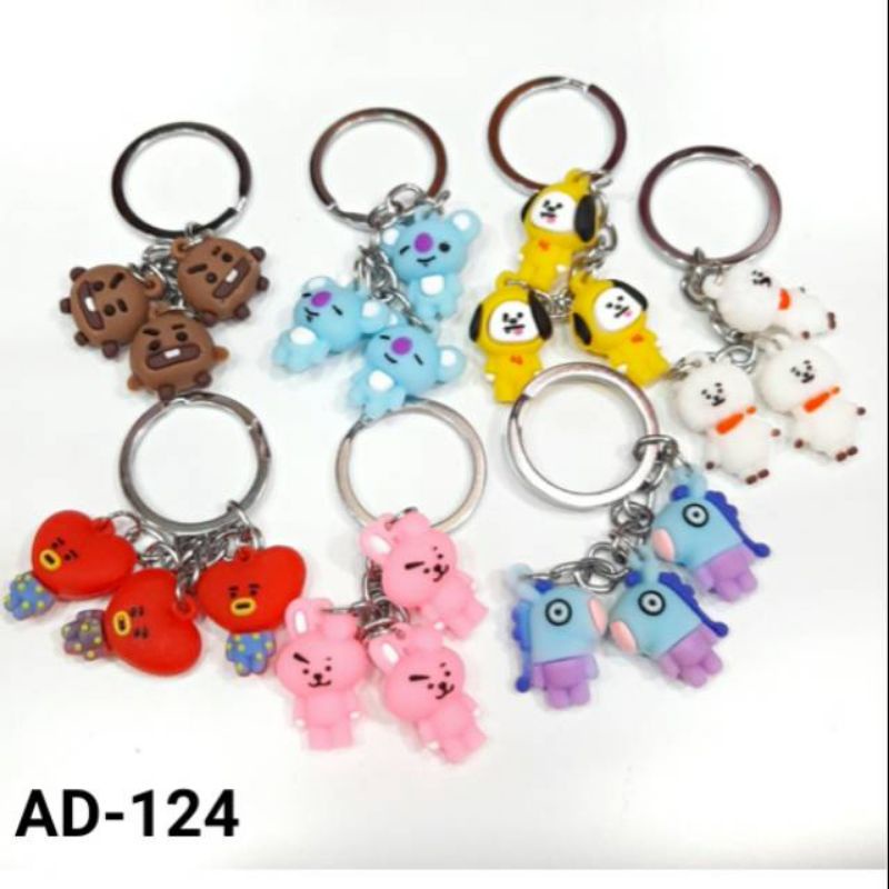 Gantungan Kunci Lucu BT21 // Gantungan Tas Boneka