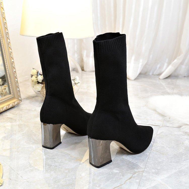 [ Import Design ] Sepatu Boots Heels Wanita Korea Import Premium Quality ID156