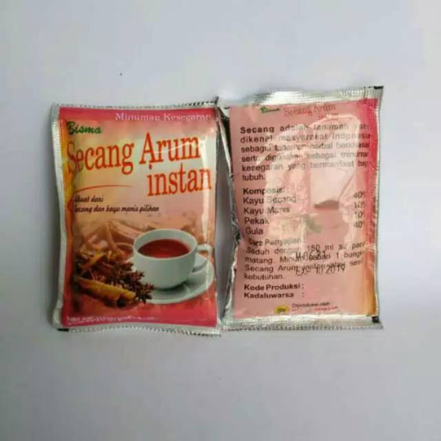 

Wedang secang instan bima sehat 25gr