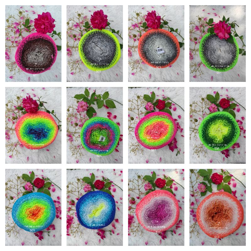 Benang Rajut Impor Yarnart Flowers Vivid