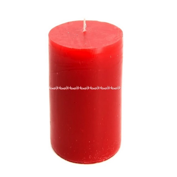 Kris Lilin Pilar 3x4 Merah Red Cadle Big Cadle Lilin Merah Besar