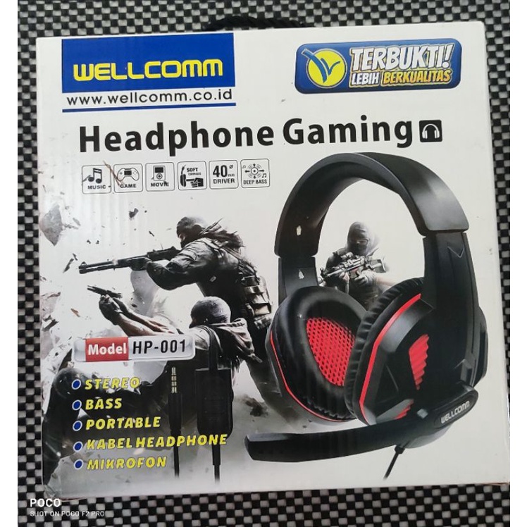 Headset DJ Welcome Model Hp-001