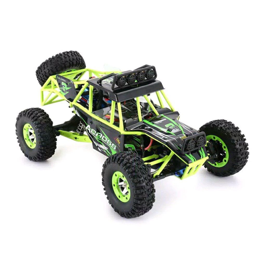Jual Rc Mobil Wltech Wltoys 12428 4WD Offroad Crawler Truck Rock Climbing terlaris