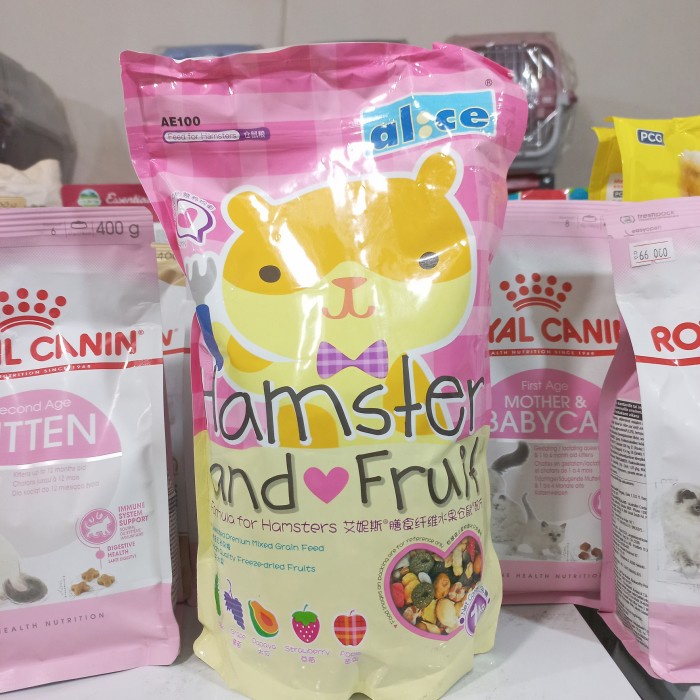 

Buah Kering - Ae100 Alice Hams And Fruit 1Kg Makanan Hamster Buah Kering