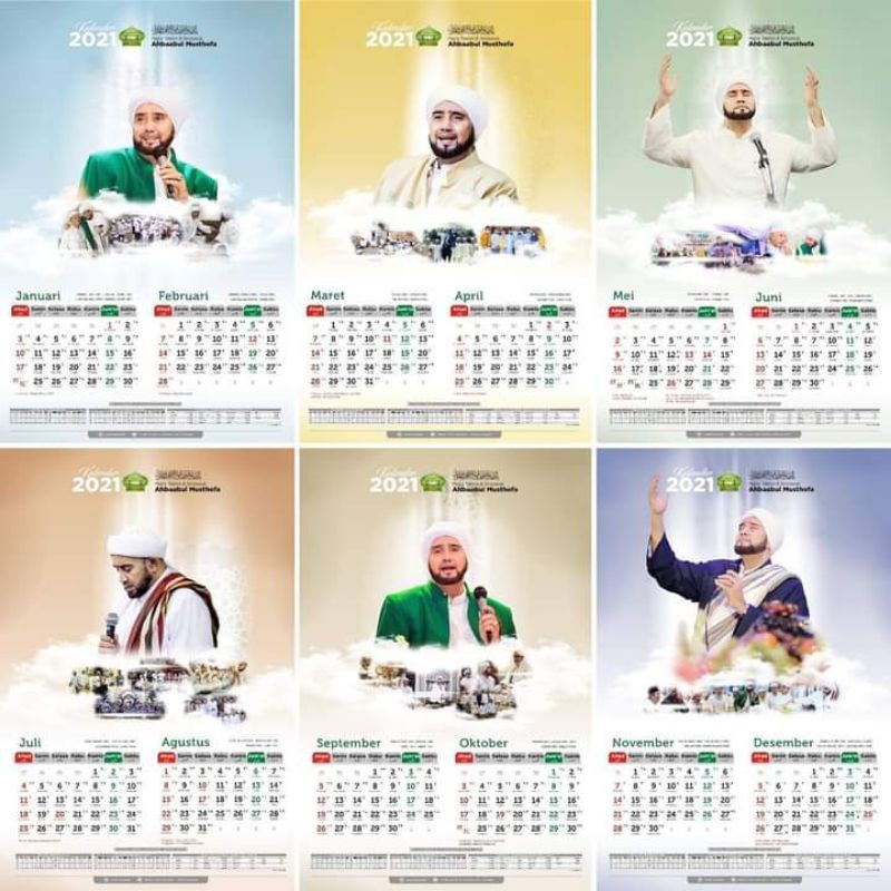 Kalender 2021 Ahbabul Mustofa Habib Syeh Original Shopee Indonesia