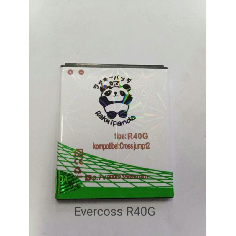 baterai Evercoss R40G RKP double power battery baterei batere batrei batre