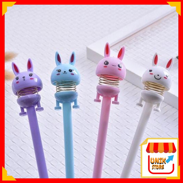 

UNIK - S639 Pena Gel Kelinci Goyang / Pulpen Rabbit Lucu / Stationary / Alat Tulis / Bolpen Rabbit