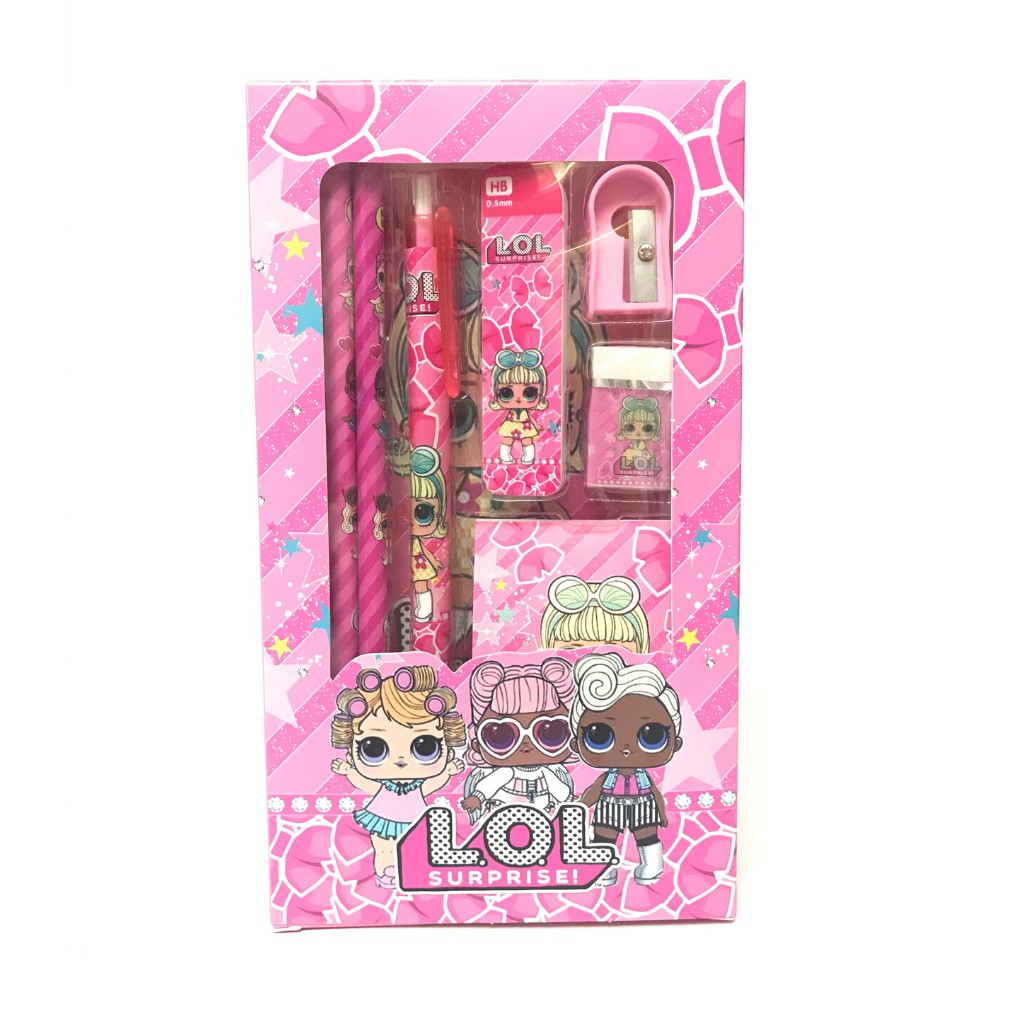 

Minicart Stationery Set 7 In 1 Paket Alat Tulis Berkarakter - 8008