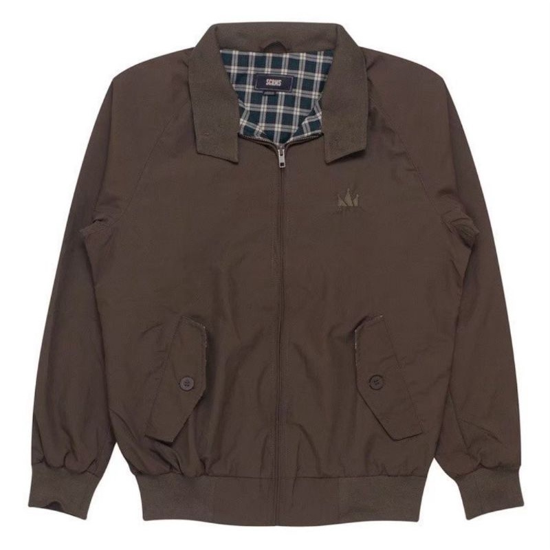 Screamous Jacket Harrington CLETO COKLAT jaket harington distro termurah [ COD ]